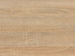 Mesa de comedor extensible 6 a 10 comensales de MDF - Natural y negro - CATONAV