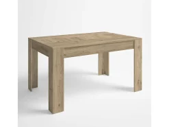 Mesa de comedor extensible BASS de 140,4/200,4x90x76,1 cm. Color NATURALE