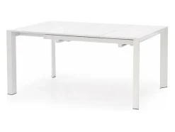 Mesa de comedor extensible Mike lacada en blanco - 130cm / 250cm