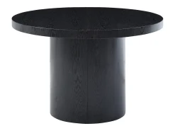Mesa de comedor extensible 4 a 12 personas de MDF - Negro - SIDRINA