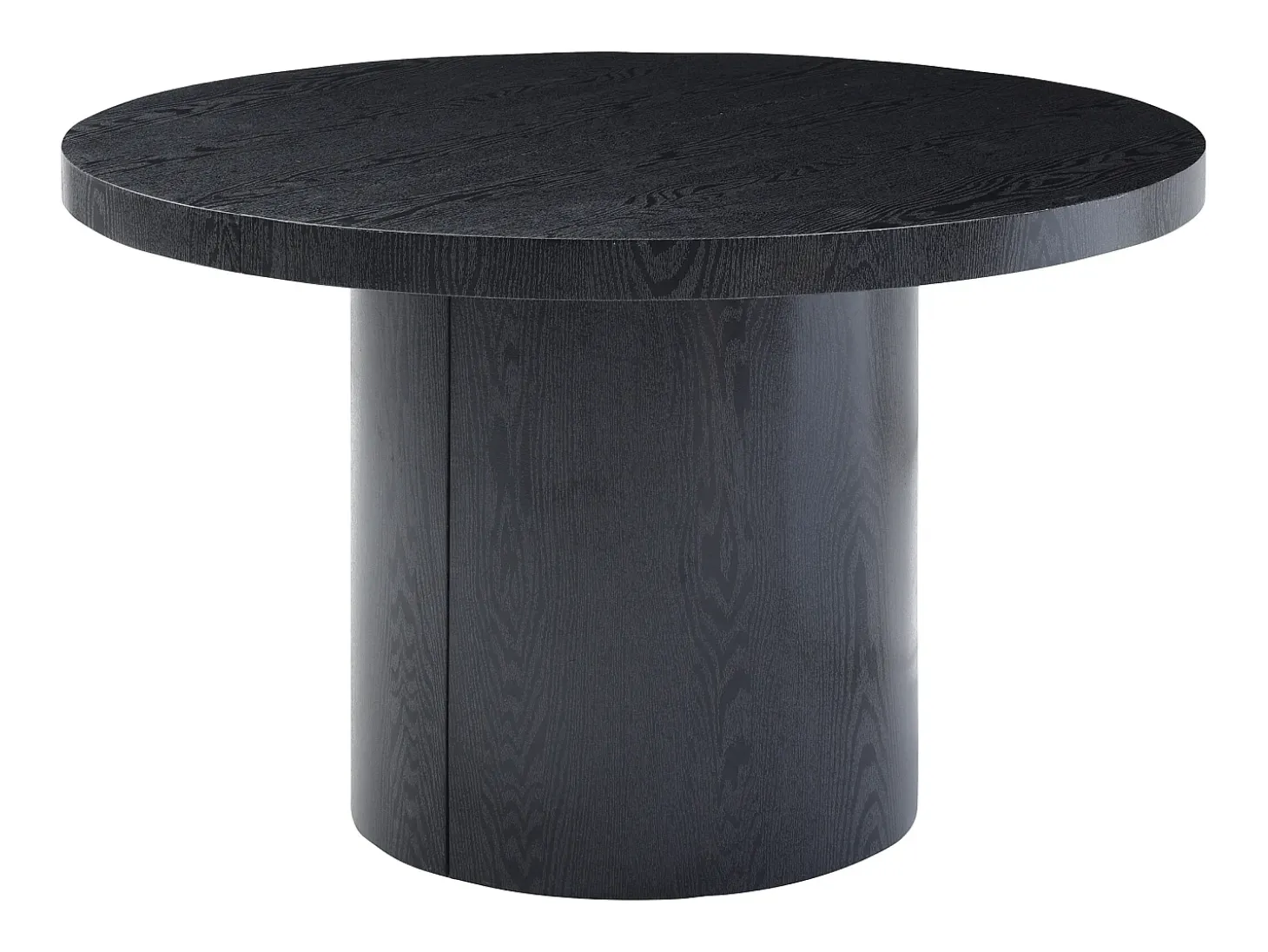 Mesa de comedor extensible 4 a 12 personas de MDF - Negro - SIDRINA