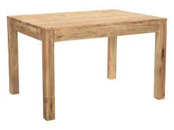 Mesa de comedor extensible en acacia maciza L120-210 cm BALTO