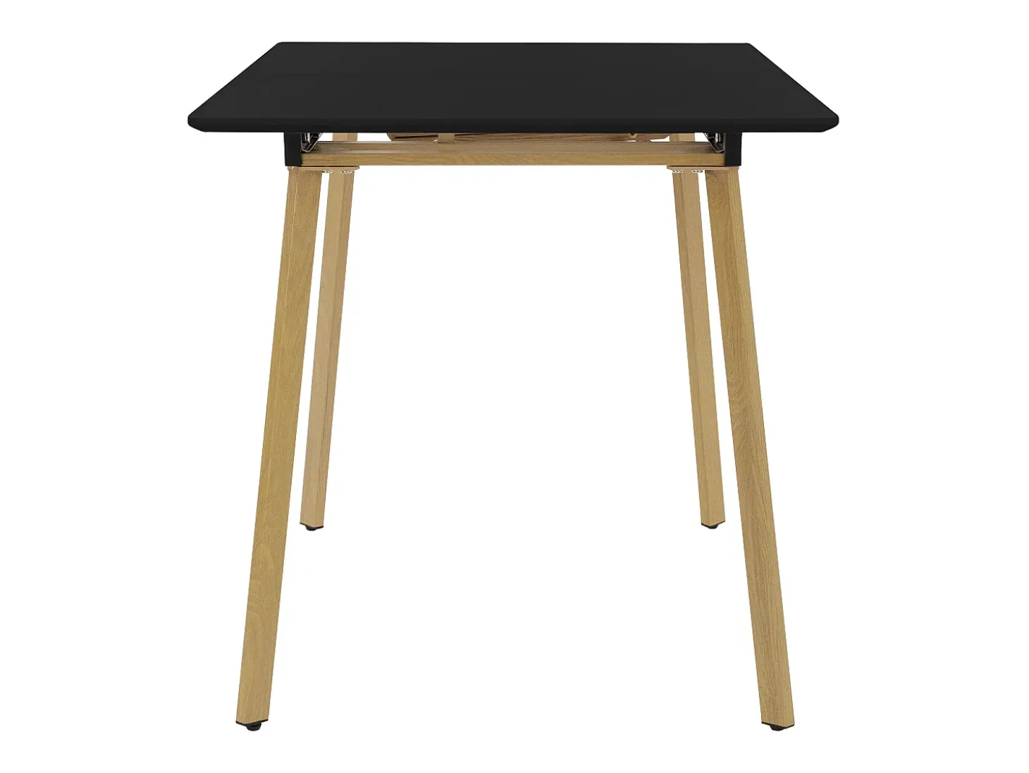 Mesa de comedor extensible mesa de comedor mesa de cocina 110/140x75cm negro