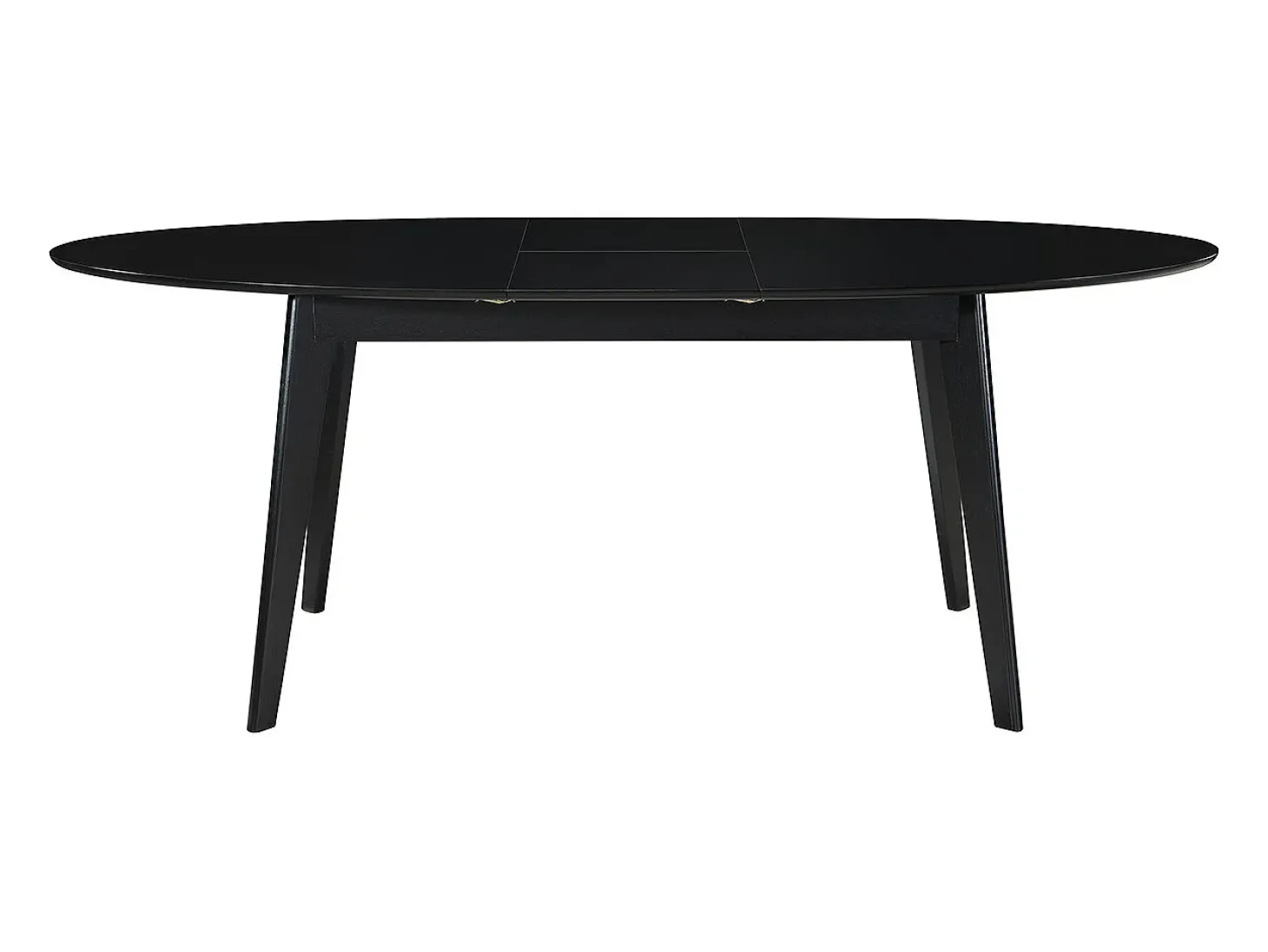 Mesa de comedor extensible negra L160-200 cm MARIK