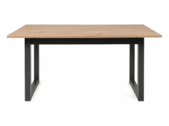 Mesa de comedor extensible DENVER - Roble Sonoma y Antracita - 160-200 cm
