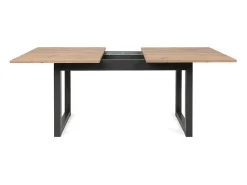 Mesa de comedor extensible DENVER - Roble Sonoma y Antracita - 160-200 cm