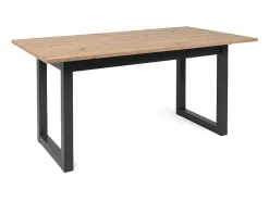 Mesa de comedor extensible DENVER - Roble Sonoma y Antracita - 160-200 cm
