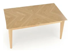 Mesa de comedor extensible 160-240 cm aspecto roble natural Santa