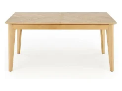 Mesa de comedor extensible 160-240 cm aspecto roble natural Santa