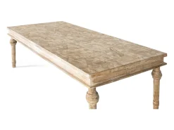 Mesa de comedor fabricada en madera maciza de mango 240cm