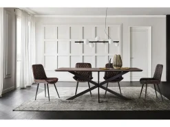 Mesa de comedor fabricada en madera de teca reciclada 180 cm