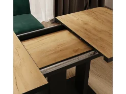 Mesa de comedor goldkraft roble/negro 120x80x77.3 fenaro