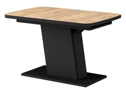 Mesa de comedor goldkraft roble/negro 120x80x77.3 fenaro