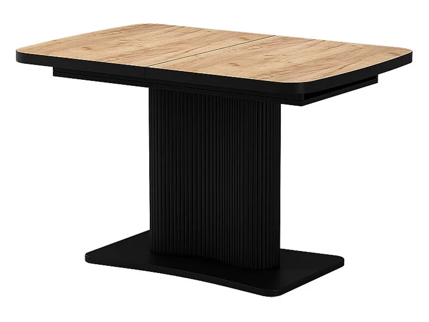 Mesa de comedor goldkraft roble/negro 120x80x77.4 fenaro