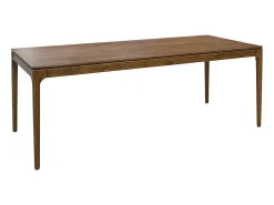 Mesa de comedor hevea y fresno, 8 plazas nogal