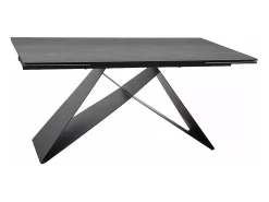 Mesa de comedor Holly 160 - 240 cm Pietra di Savoia efecto hormigón diseño cerámica