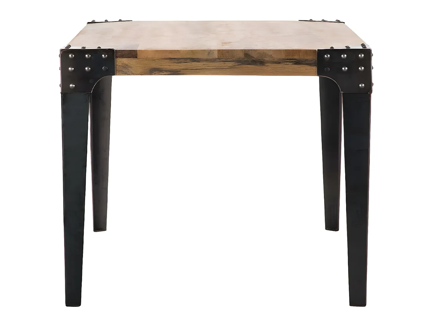 Mesa de comedor industrial acero y madera L160 MADISON
