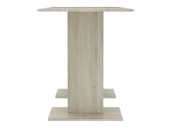 Mesa de comedor madera contrachapada roble sonoma 110x60x75cm ES750058