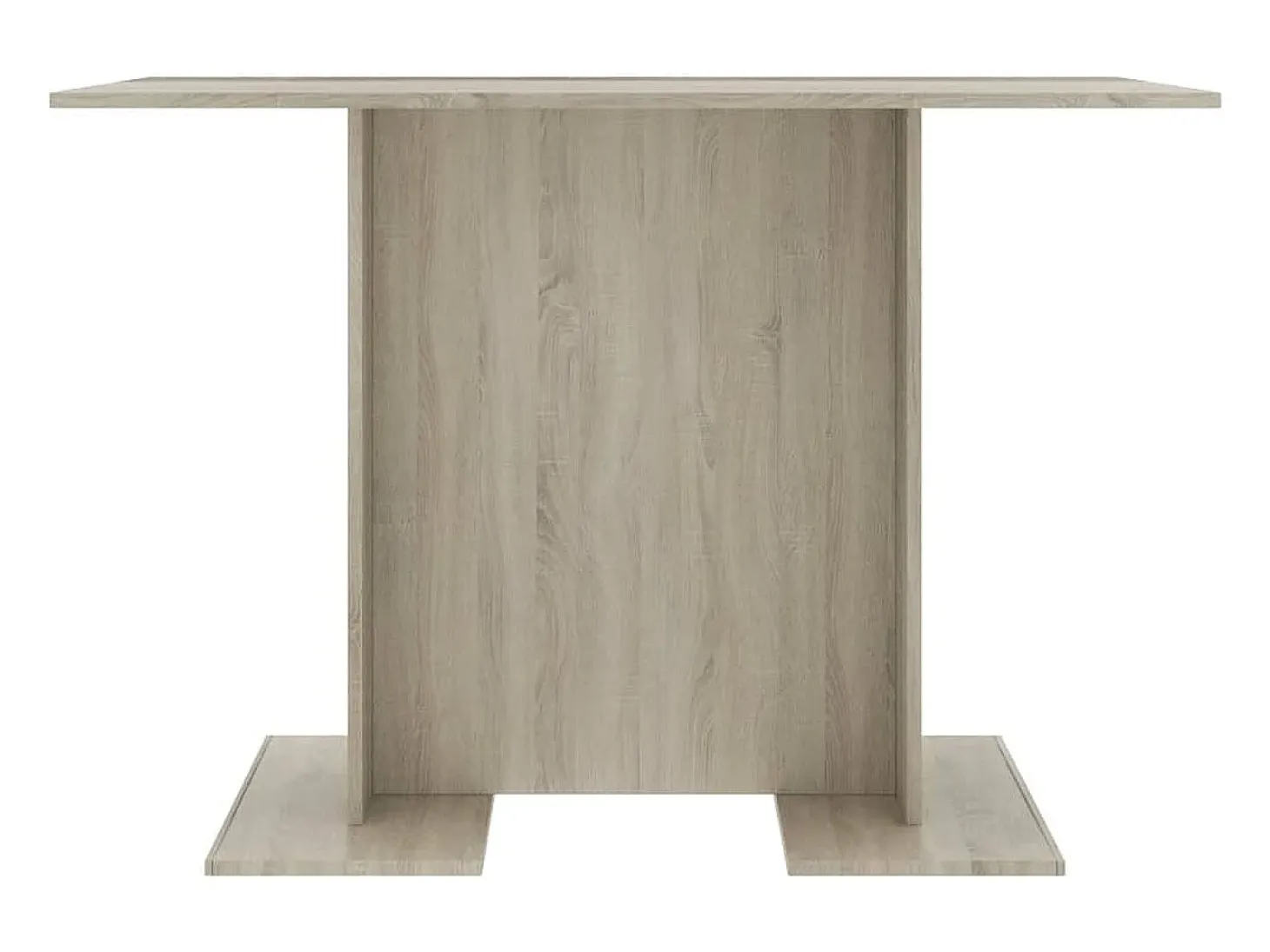 Mesa de comedor madera contrachapada roble sonoma 110x60x75cm ES750058