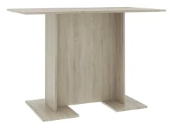 Mesa de comedor madera contrachapada roble sonoma 110x60x75cm ES750058