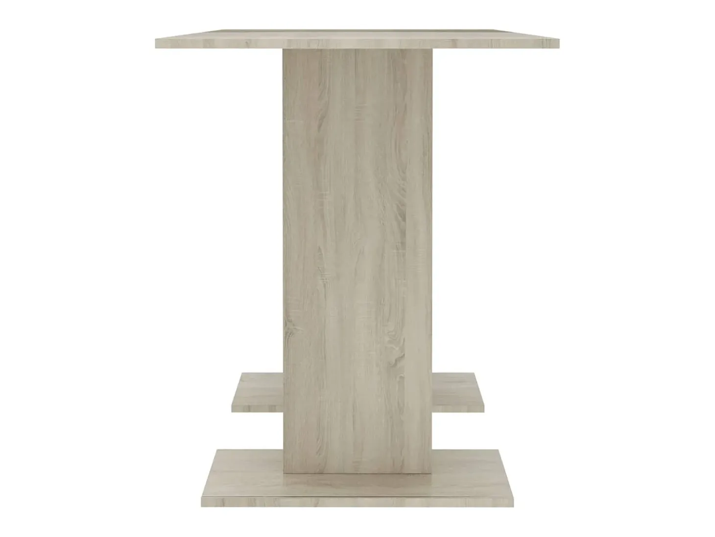 Mesa de comedor madera contrachapada roble sonoma 110x60x75cm
