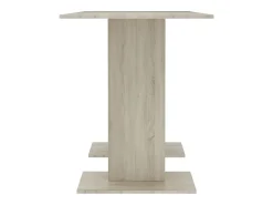 Mesa de comedor madera contrachapada roble sonoma 110x60x75cm