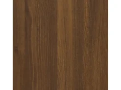 Mesa de comedor madera contrachapada roble marrón 80x80x75 cm