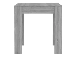 Mesa de comedor madera contrachapada gris Sonoma 140x74,5x76 cm