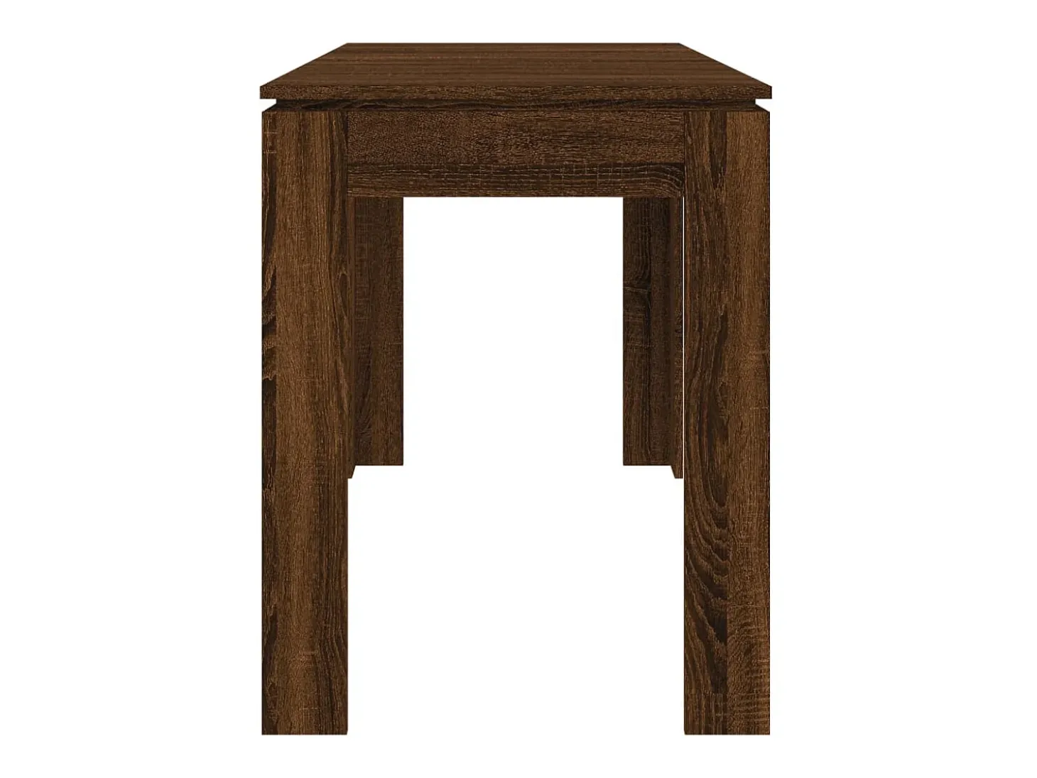 Mesa de comedor madera de ingeniería marrón roble 120x60x76 cm ES536354