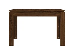 Mesa de comedor madera de ingeniería marrón roble 120x60x76 cm ES536354