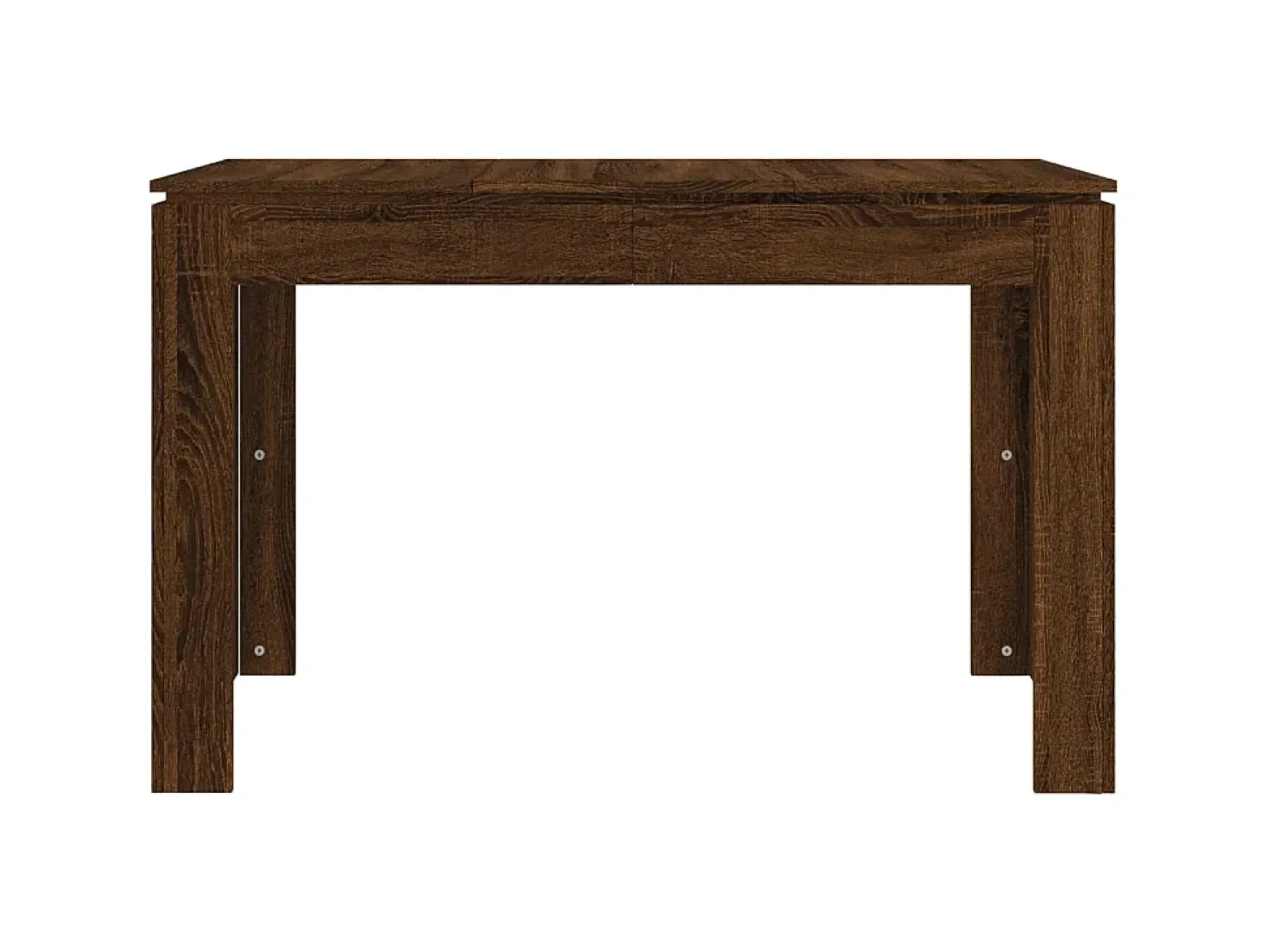 Mesa de comedor madera de ingeniería marrón roble 120x60x76 cm ES536354