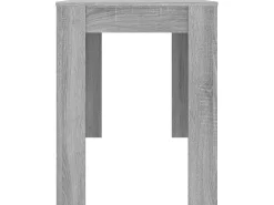 Mesa de comedor madera de ingeniería Sonoma gris 120x60x76 cm ES504850