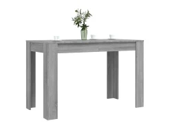 Mesa de comedor madera de ingeniería Sonoma gris 120x60x76 cm ES504850
