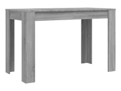Mesa de comedor madera de ingeniería Sonoma gris 120x60x76 cm ES504850