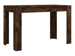 Mesa de comedor madera de ingeniería roble ahumado 120x60x76 cm ES508404