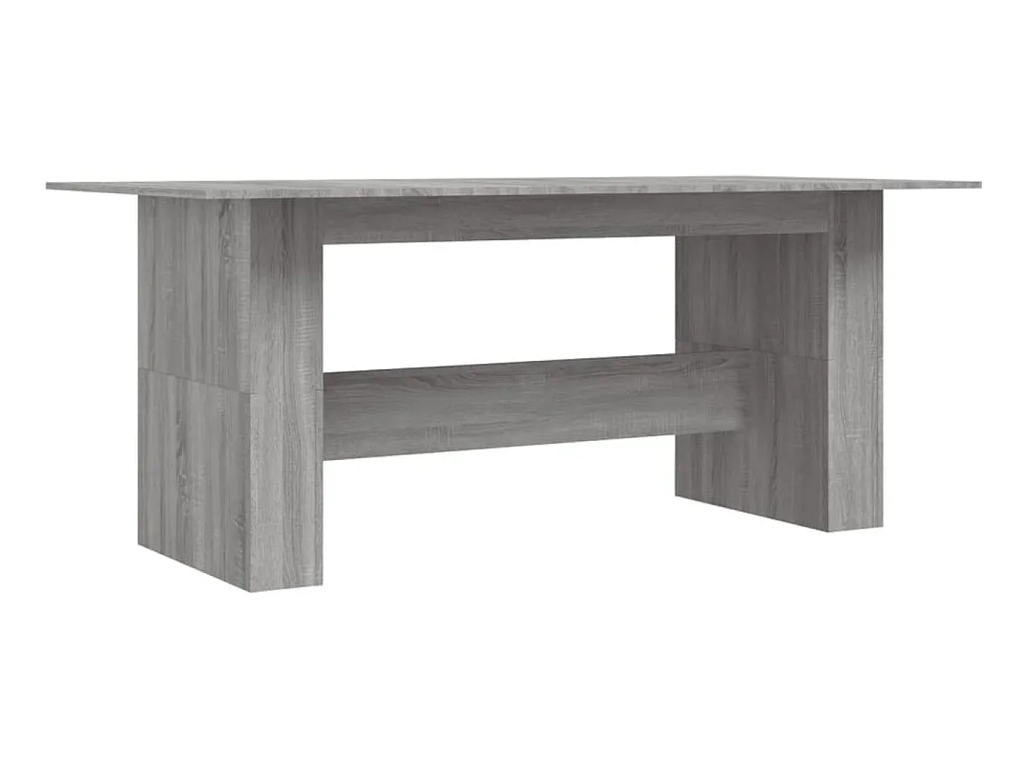 Mesa de comedor madera de ingeniería Sonoma gris 180x90x76 cm ES618368