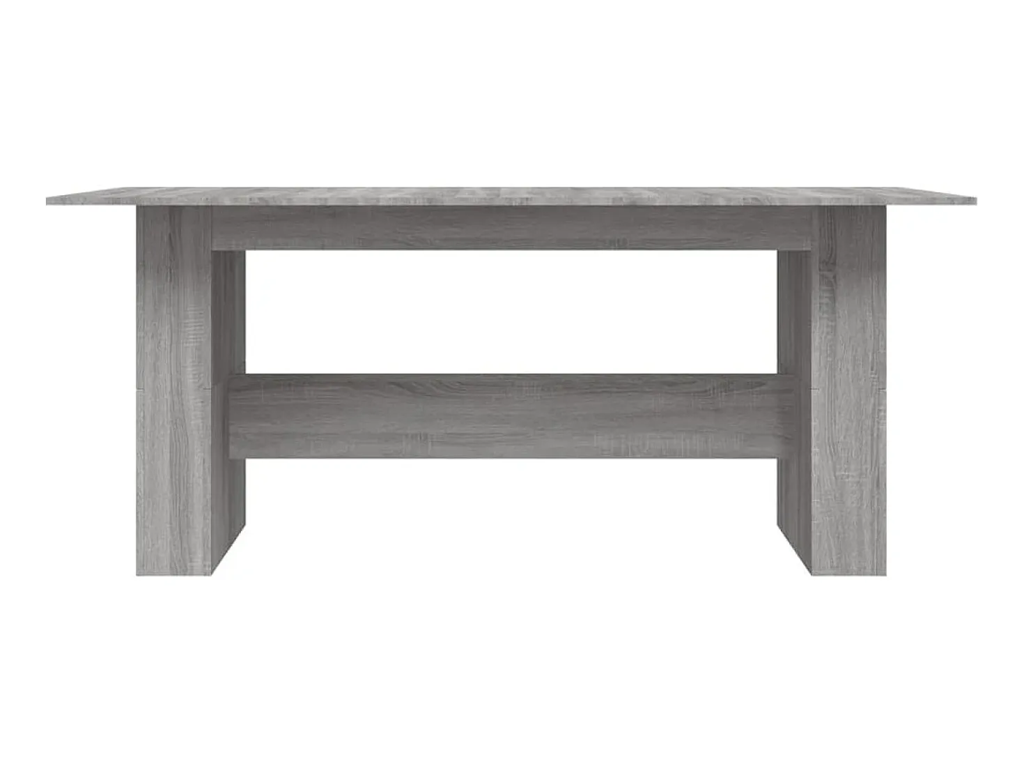 Mesa de comedor madera de ingeniería Sonoma gris 180x90x76 cm ES618368