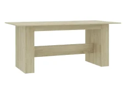 Mesa de comedor madera de ingeniería roble Sonoma 180x90x76 cm