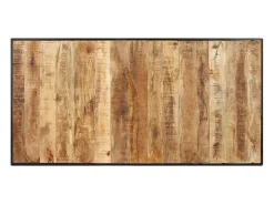 Mesa de comedor madera de mango rugosa 180 cm