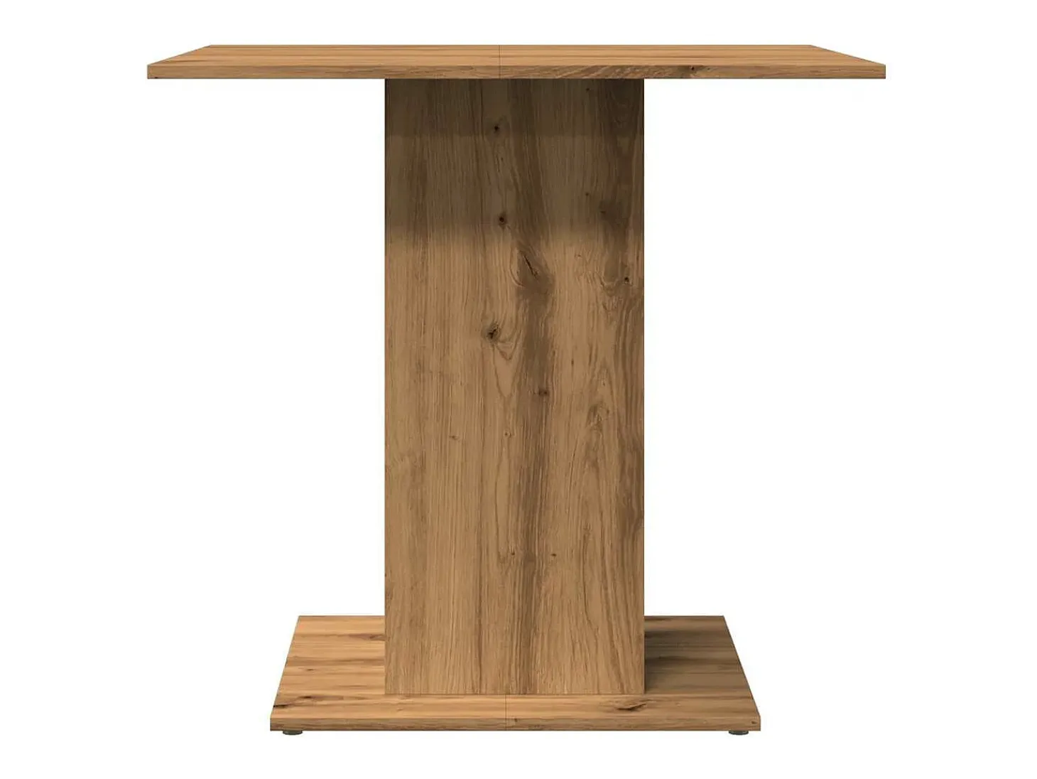 Mesa de comedor madera de ingeniería roble artisan 80x80x75 cm