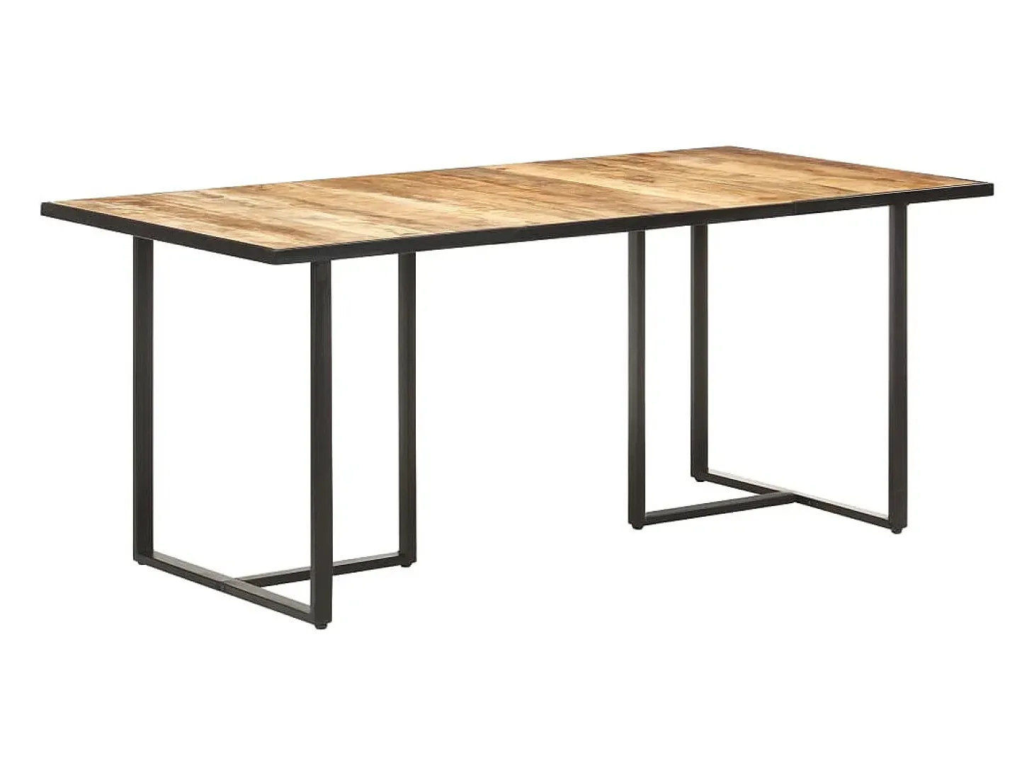 Mesa de comedor madera de mango rugosa 180 cm