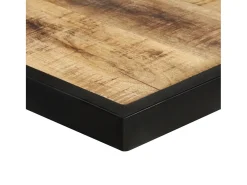Mesa de comedor madera de mango rugosa 180 cm