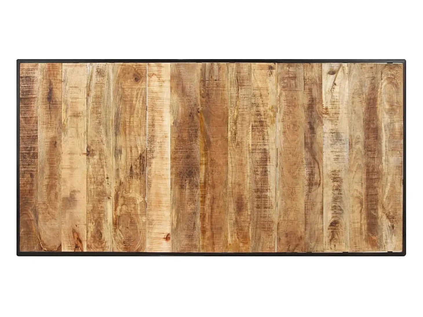 Mesa de comedor madera de mango rugosa 180 cm