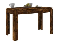 Mesa de comedor madera de ingeniería roble ahumado 120x60x76 cm ES769369