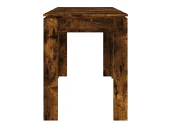 Mesa de comedor madera de ingeniería roble ahumado 120x60x76 cm ES769369