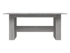 Mesa de comedor madera de ingeniería Sonoma gris 180x90x76 cm