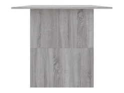 Mesa de comedor madera de ingeniería Sonoma gris 180x90x76 cm