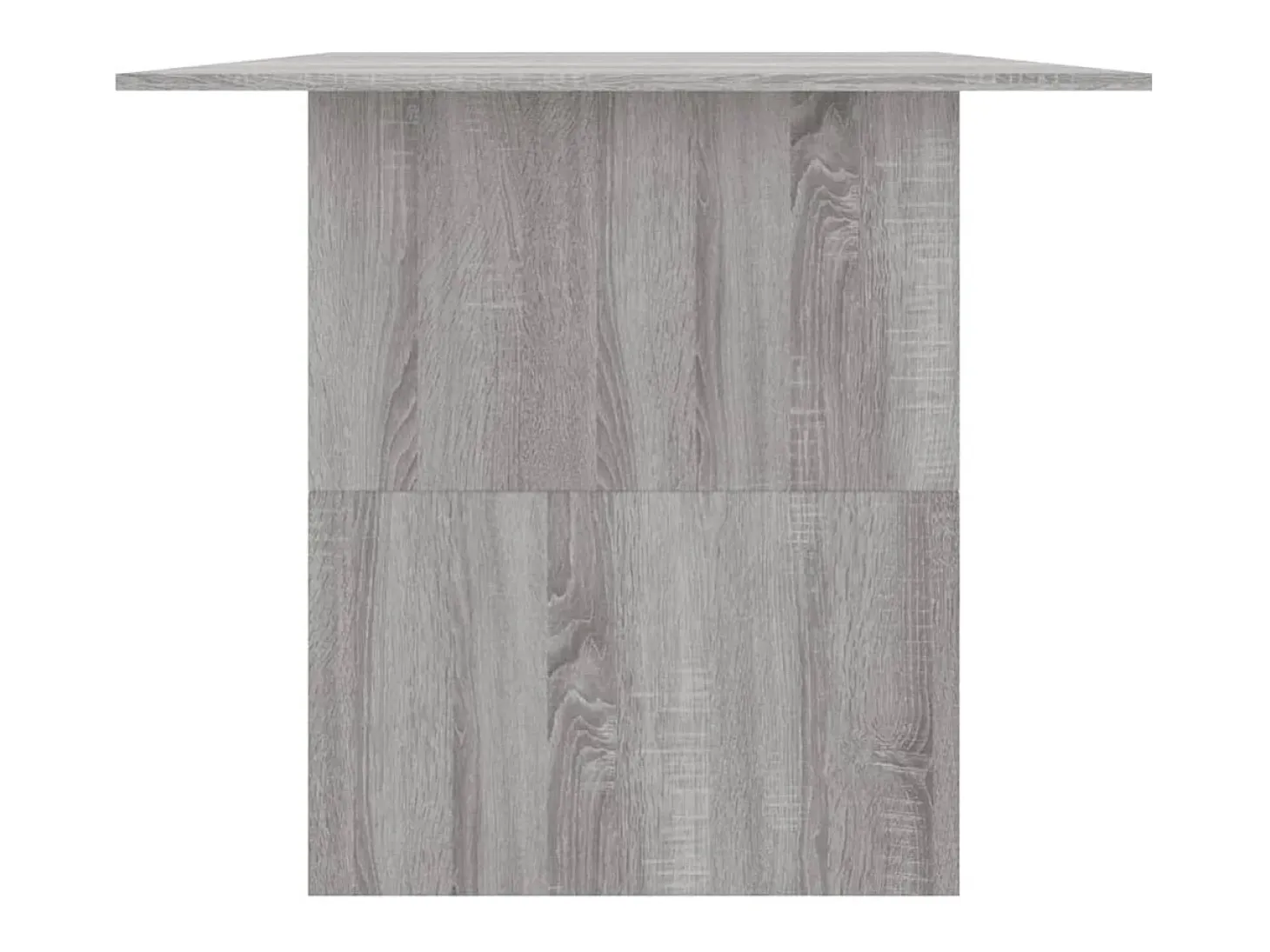 Mesa de comedor madera de ingeniería Sonoma gris 180x90x76 cm