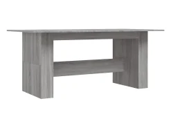 Mesa de comedor madera de ingeniería Sonoma gris 180x90x76 cm