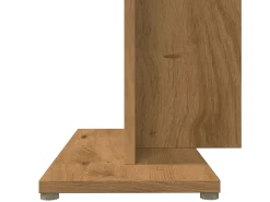 Mesa de comedor madera ingeniería roble artisan 110x60x75 cm